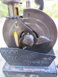 VERY EARLY US BRAND PENCIL SHARPENER
